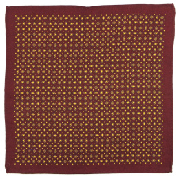 PW-006 Woolen Pocket Square with a pattern