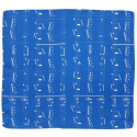 PJ-216 Blue in Notes Silk Pocket Square