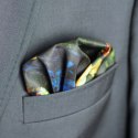 PM-080 Microfiber pocket square