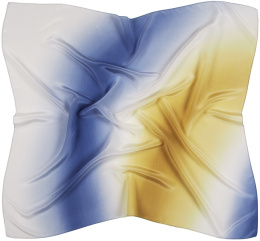 AC9-933 Hand-shaded silk scarf, 90x90cm
