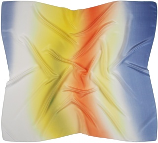 Shaded silk scarf 90x90cm AC9-945