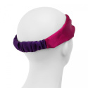 Zweifarbiges Damen-Haarband aus Seide mit Gummiband