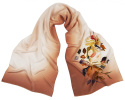 SZ-623 Hand-painted silk scarf, 170x45 cm