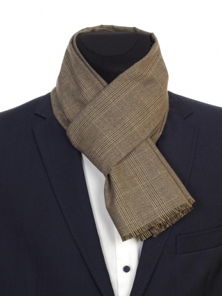 Elegant men's wool scarf SME-002