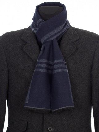 Elegant men's scarf Gentleman SMG-008