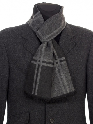 Elegant men's scarf Gentleman SMG-009