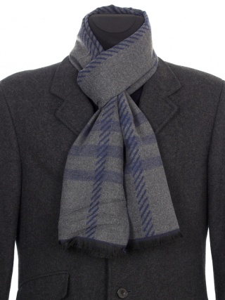Elegant men's scarf Gentleman SMG-012