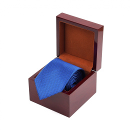 KRD-551 Krawat jedwabny w drewnianym pudełku