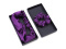 Silk care set: headband + elastic purple