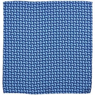 OUTLET PJ-237 Jedwabna Poszetka, w Kaczki 30x30 cm