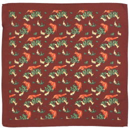 PJ-269 Silk Pocket Square With Patterns 30x30 cm