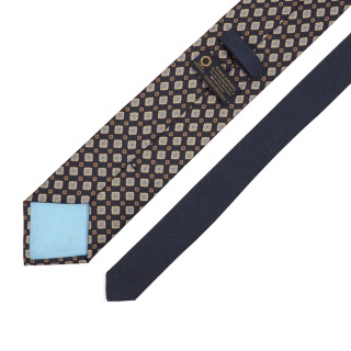 Italian silk tie with pattern IT-486