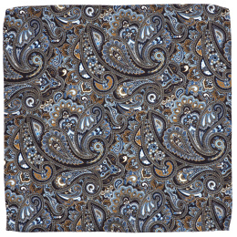 PJ-285 Silk Pocket Square With Patterns 30x30 cm