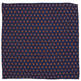 PW-007 Woolen Pocket Square with a pattern