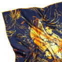 Silk scarf "Gemini"