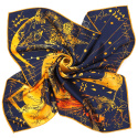 Silk scarf "Aquarius"