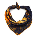 Silk scarf "Aquarius"