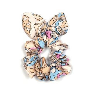 Gumka z kokardą bunny ear Pastelowy Beż