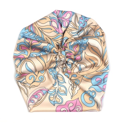 Turban na głowę – Pastelowy beż TP-003