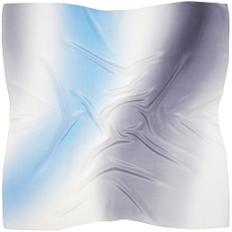 AC9-1003 Hand-shaded silk scarf, 77x77cm