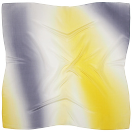 AC9-989 Hand-shaded silk scarf, 83x83cm