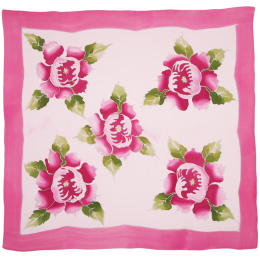 AM-1017 Hand Painted Silk Scarf