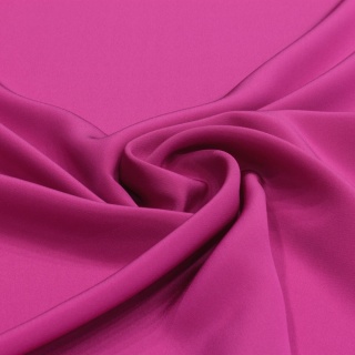 Magenta Crepe Silk Scarf, 90x90cm AJK-901