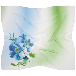 AM7-001 Hand Painted Silk Scarf