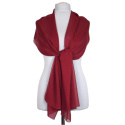 SZZ-004 One-color silk scarf - Georgette, 200x65cm (2)
