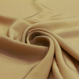 Dark beige Crepe Silk Scarf, 70x70cm