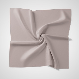 Fioletowo-beżowa Jedwabna Apaszka Krepa, 55x55cm AJK-514