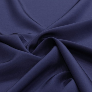 Dark Blue Silk Crepe Scarf, 90x90cm AJK-941