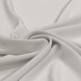 Light Gray Crepe Silk Scarf, 55x55cm