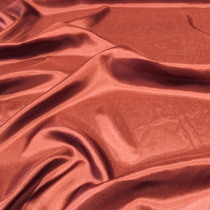 Bordowy jedwabny szal habotai 200x65 cm SZH-043