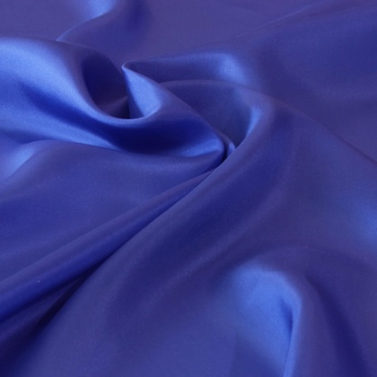 Ciemnobłękitny jedwabny szal habotai 200x65 cm SZH-006