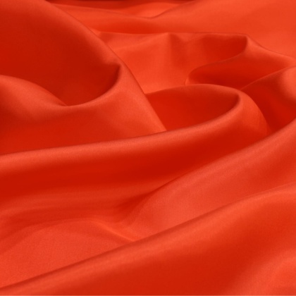 Mandarynkowy jedwabny szal habotai 200x65 cm SZH-025