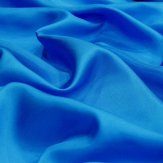 Niebieski-lazur jedwabny szal habotai 200x65 cm SZH-028