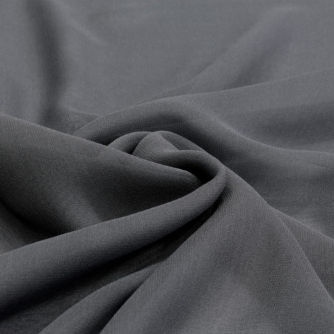 SZZ-003 One-color silk scarf - Georgette, 200x65cm