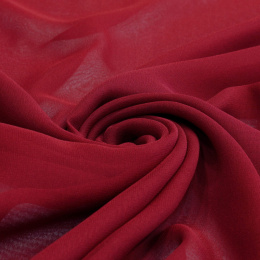 SZZ-004 One-color silk scarf - Georgette, 200x65cm