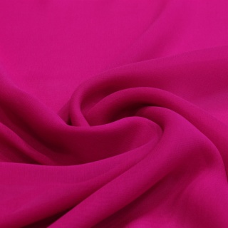 Amarantowy jedwabny szal żorżeta 200x65 cm SZZ-340