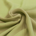 SZZ-342 One-color Olive Silk Scarf - Georgette, 200x65cm