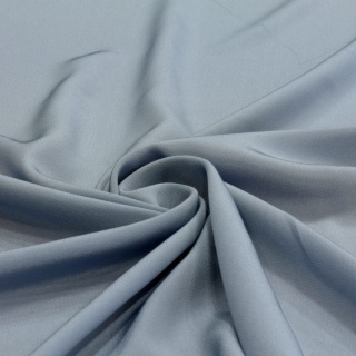 Steel-gray Crepe Silk Scarf, 90x90cm AJK-934