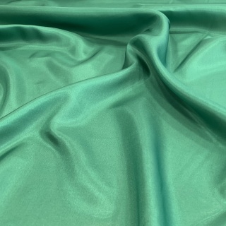 Trawiasto-zielony jedwabny szal habotai 200x65 cm SZH-038