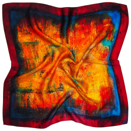 AD-488 Silk scarf "Dependence"