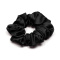 Scrunchie silk hair tie black