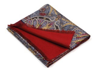 Men's silk scarf with an oriental pattern SR-172
