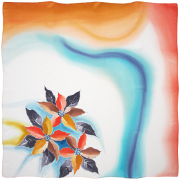 AM-1049 Hand Painted Silk Scarf