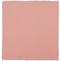 Pink silk pocket square monochrome, rose gold 30x30 cm