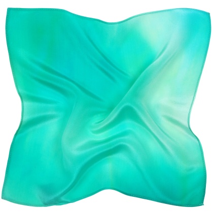 Men's pocket square in a jacket hand-painted 30x30 cm