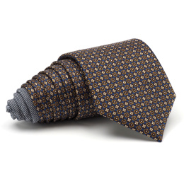 IT-004 Italian silk tie sewn by hand in Poland - Milano Collection